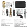 14 in 1 Outdoor Emergency Survival And Safety Gear Kit - Image 2